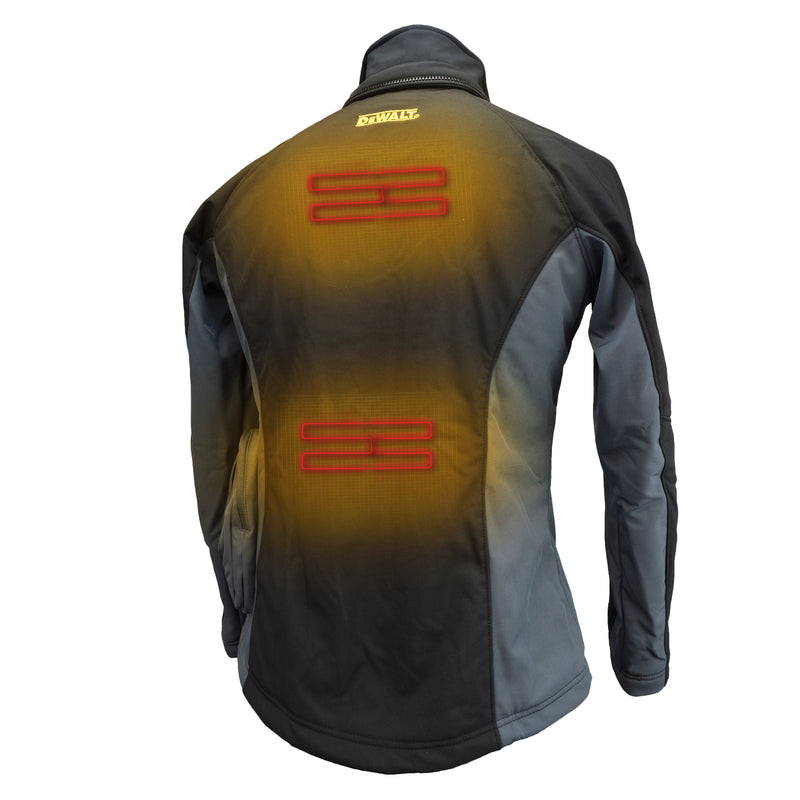 Women's Heated Soft Shell Coat Kitted