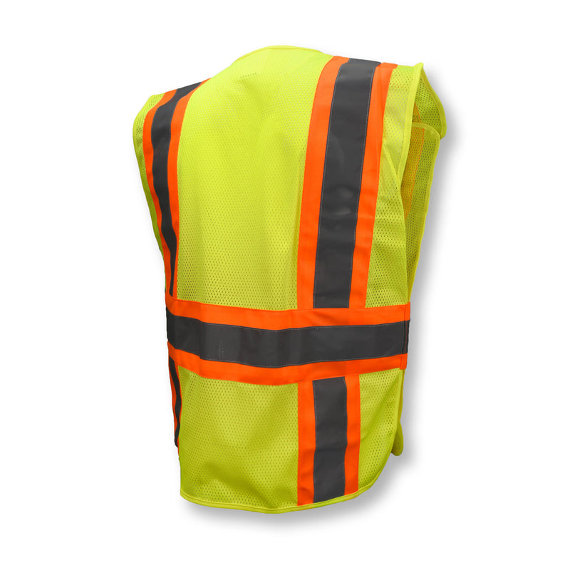 SV24-2 Type R Class 2 Breakaway Expandable Two Tone Mesh Safety Vest