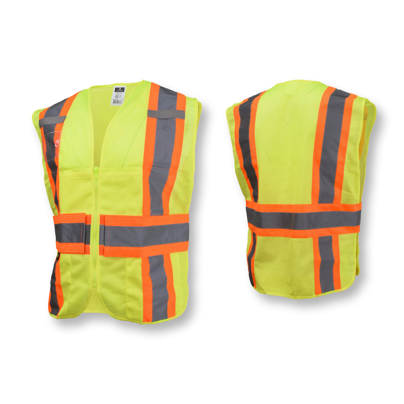 SV23-2 Type R Class 2 Expandable Two Tone Mesh Safety Vest