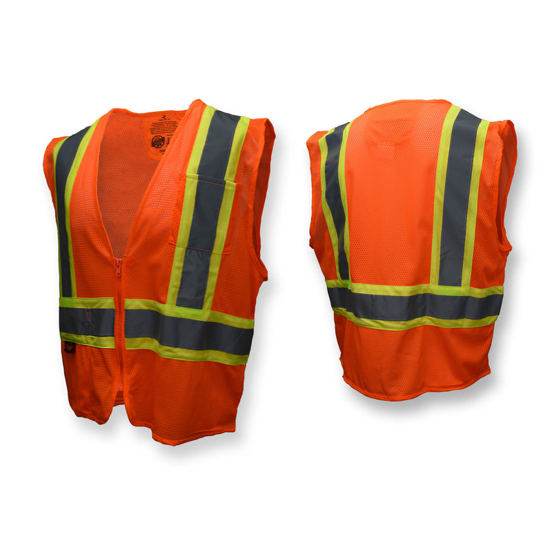 SV225 Class 2 Self Extinguishing Two-Tone Trim Mesh Safety Vest