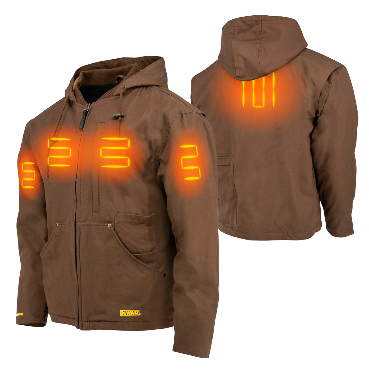Men's Heated Heavy Duty Work Coat without Battery - WRYKER Construction Supply