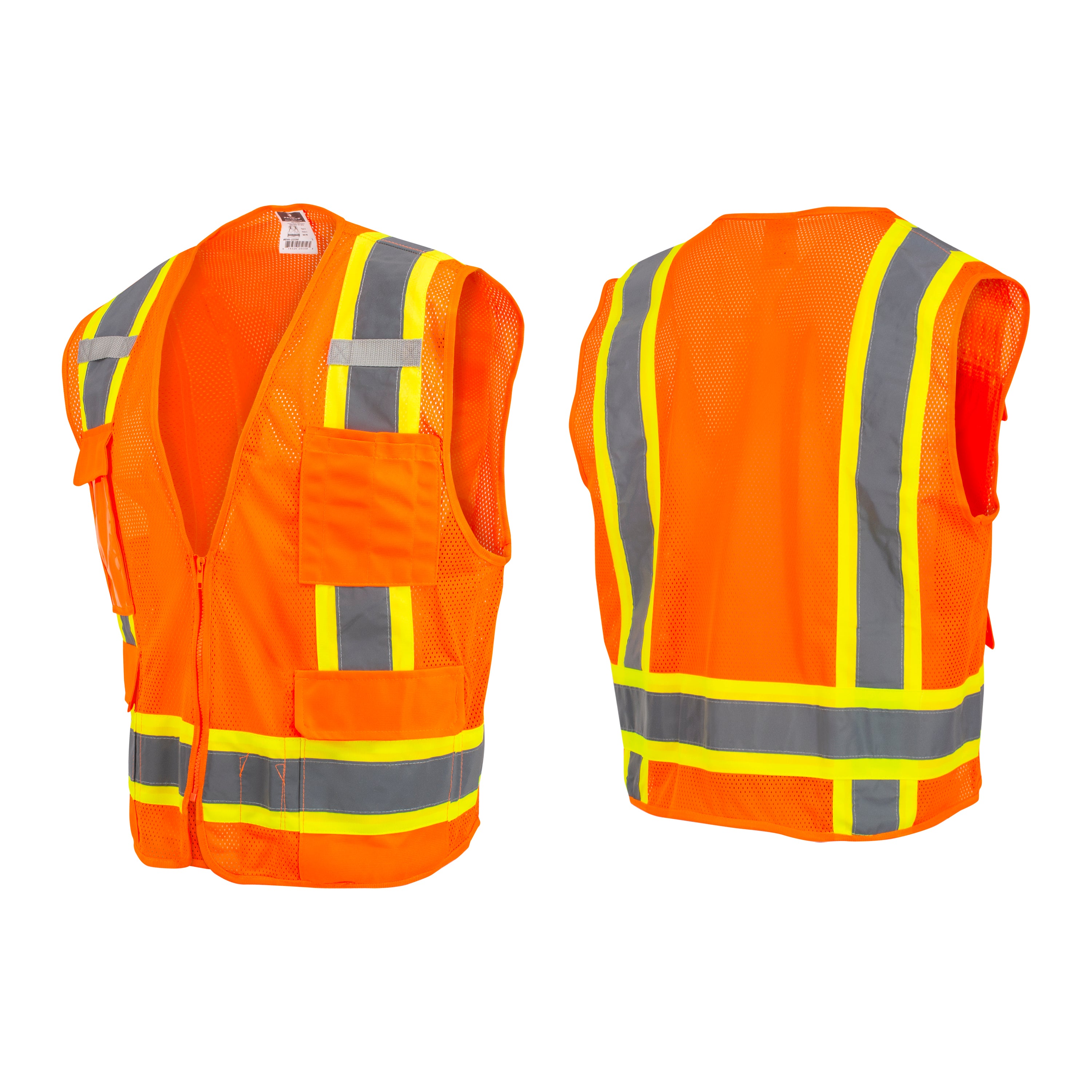 Radians SV6-2ZOM Class 2 Orange Performance Safety Vest