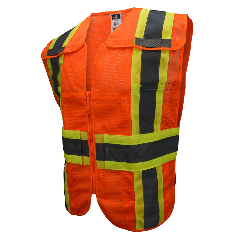 SV24-2 Type R Class 2 Breakaway Expandable Two Tone Mesh Safety Vest