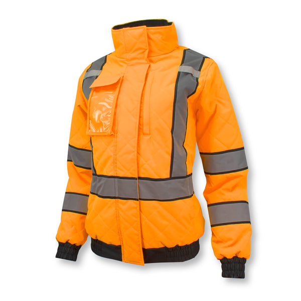 SJ930-3ZOW Chaqueta bomber acolchada clase 3 para mujer