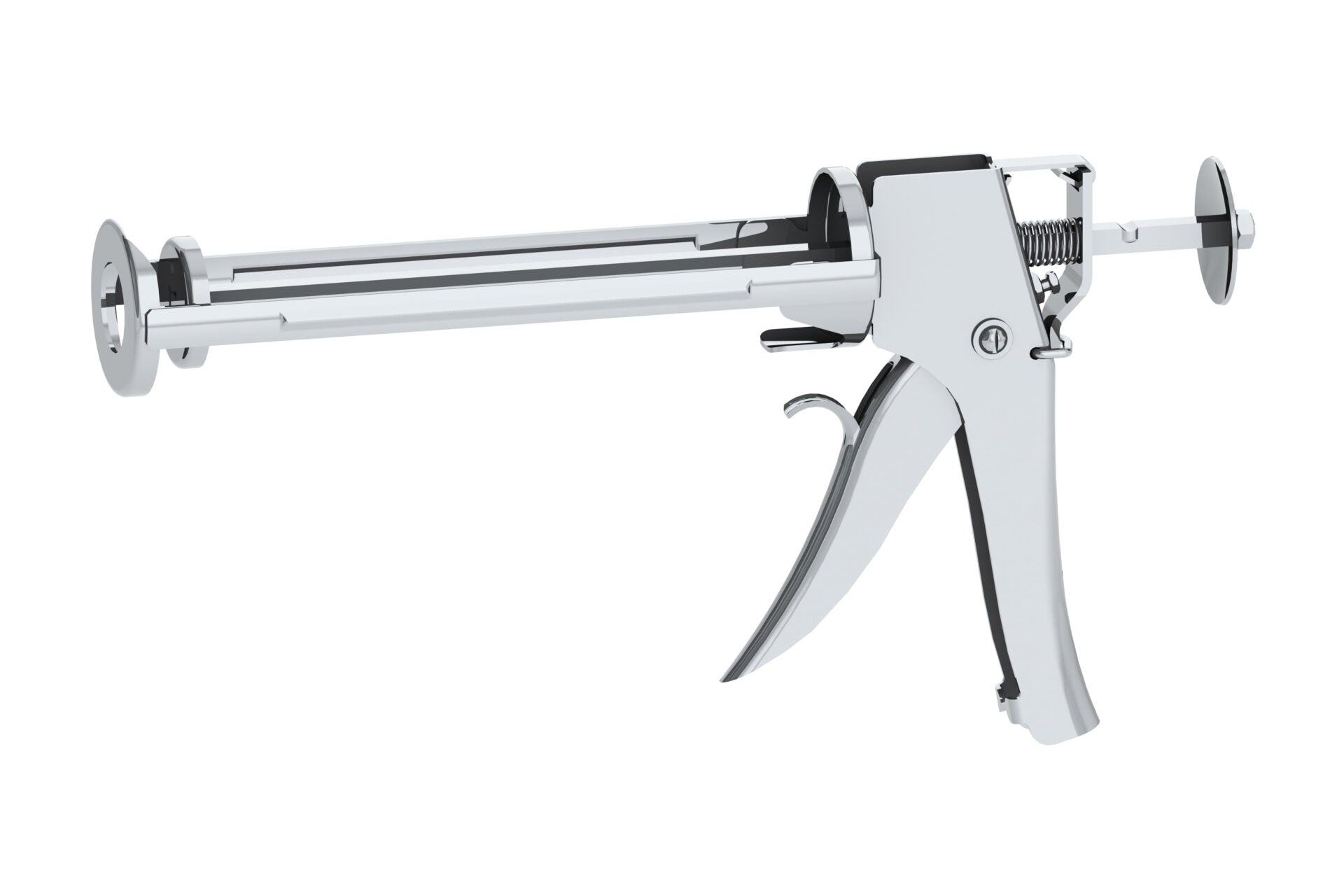 1/10 Gallon Special Deluxe Manual Cartridge Gun w/ Plated Metal Carriage