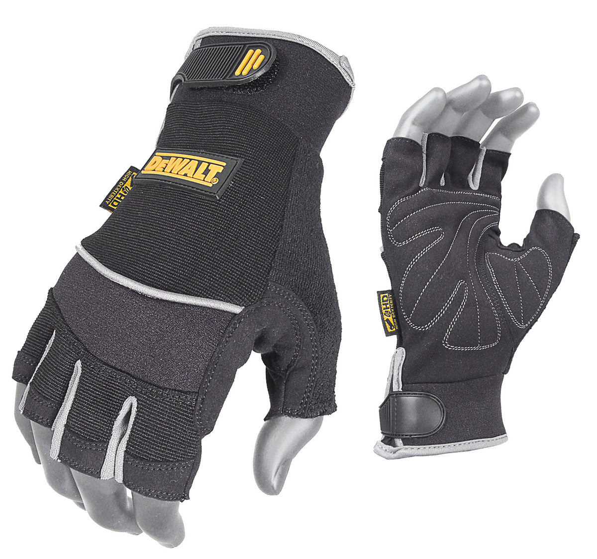 DPG230 Synthetic Leather Technician's Fingerless Glove - WRYKER Construction Supply