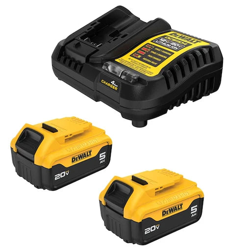 DeWALT DCB205-2C Max XR Starter Kit (2 Batteries, and Charger)