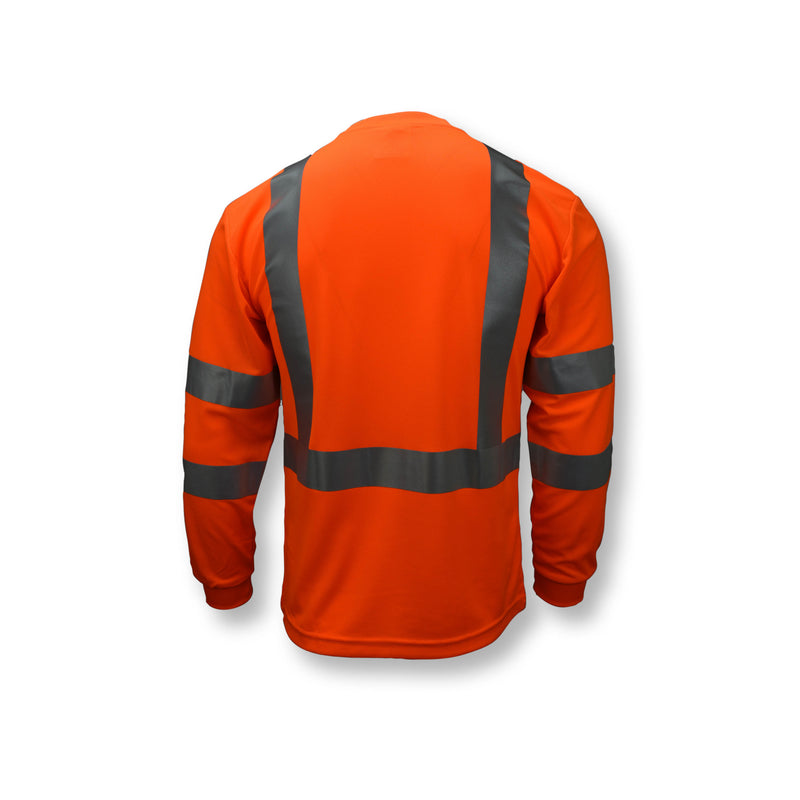 Long Sleeve Safety T-Shirt Class 3 Moisture Wicking ST21-3
