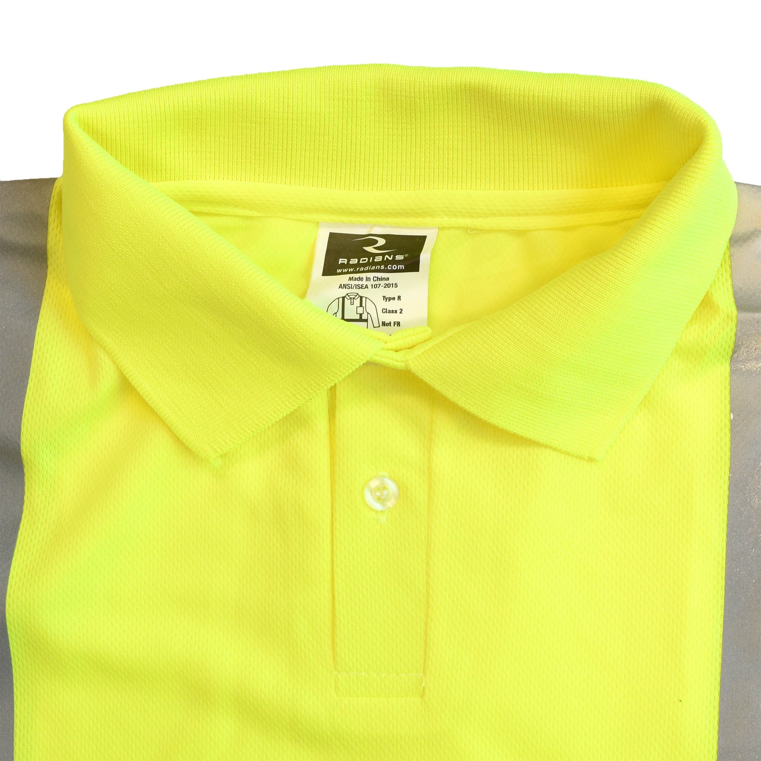 Long Sleeve Safety Polo Class 2 Moisture Wicking ST22