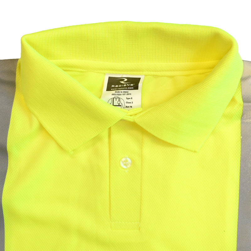 Long Sleeve Safety Polo Class 2 Moisture Wicking ST22