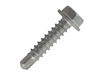 DeWALT TEK-1 DrillIt® Standard Drill Screws, #1 Point Type, 5/16" Indented Hex Washer Head, Stalgard Finish
