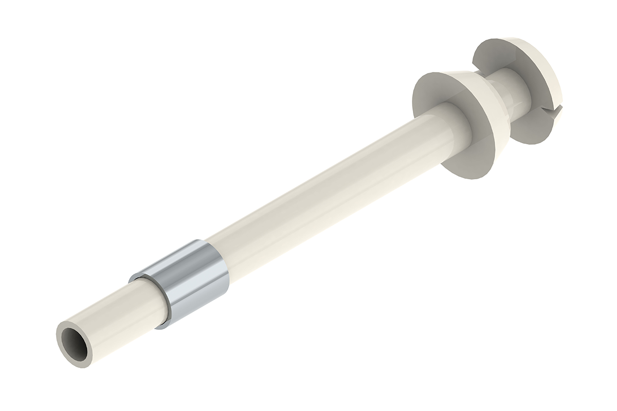 Drill-In 1/2" Plastic Crack Injection Port with Crimp-It