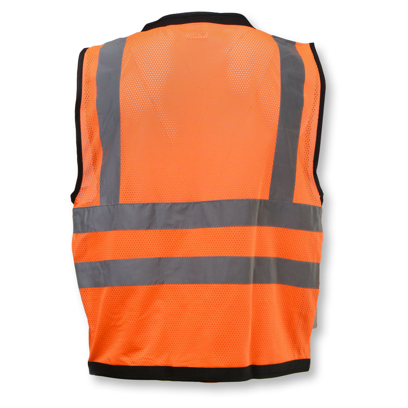 Radians SV59Z-2ZOD Type R Class 2 Heavy-Duty Orange Surveyor Safety Vest + Large Back Pocket