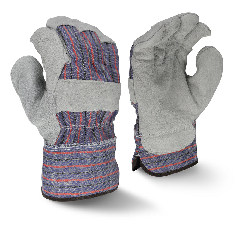 RWG3111 Economy Shoulder Gray Split Leather Glove (Pack of 12)