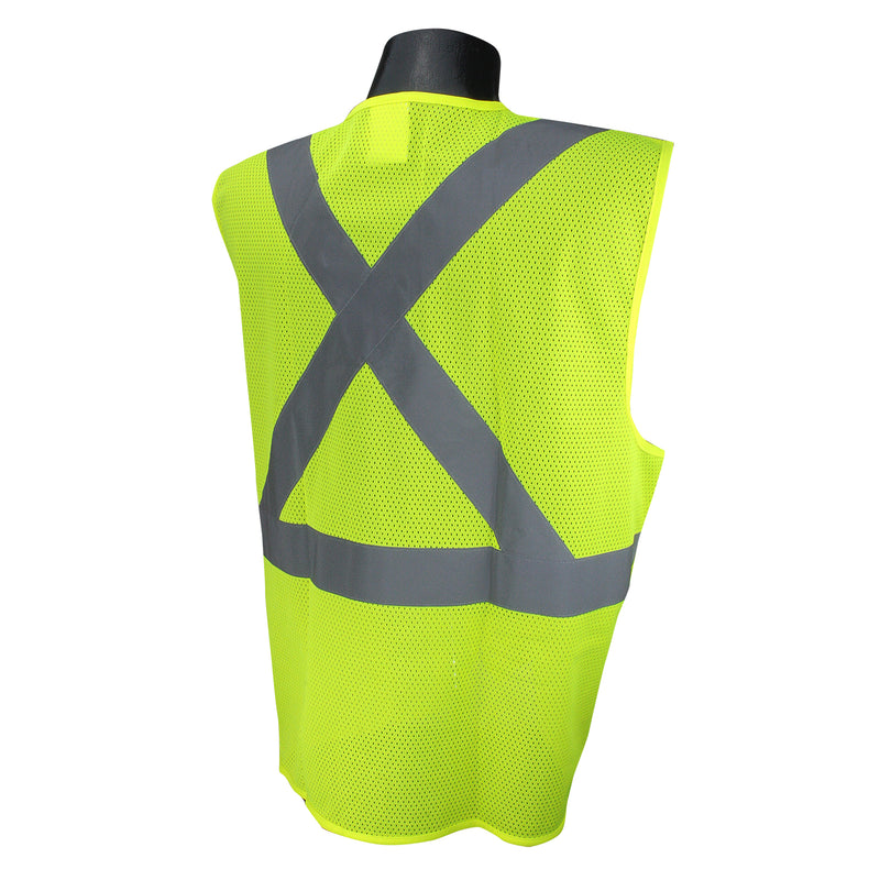 SV4X Economy Mesh X-Back Type R Class 2 Breakaway Safety Vest