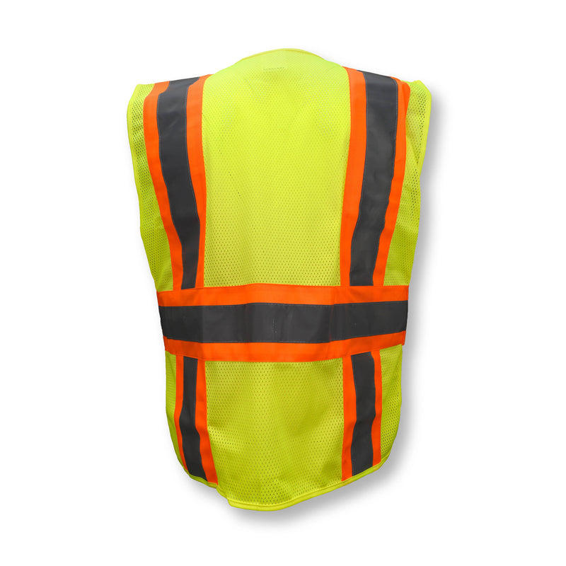 SV24-2 Type R Class 2 Breakaway Expandable Two Tone Mesh Safety Vest