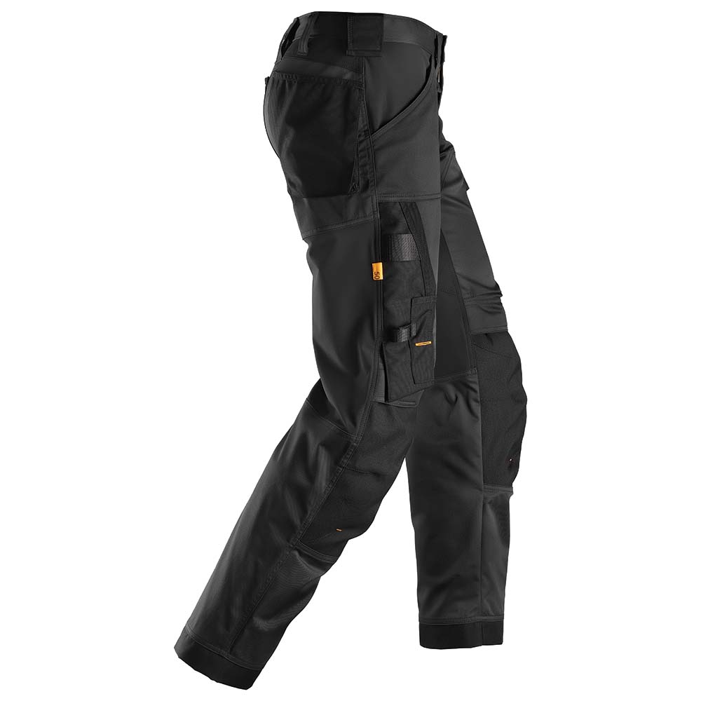 Snickers U6351 AllroundWork Stretch Loose Fit Work Pants (Black)