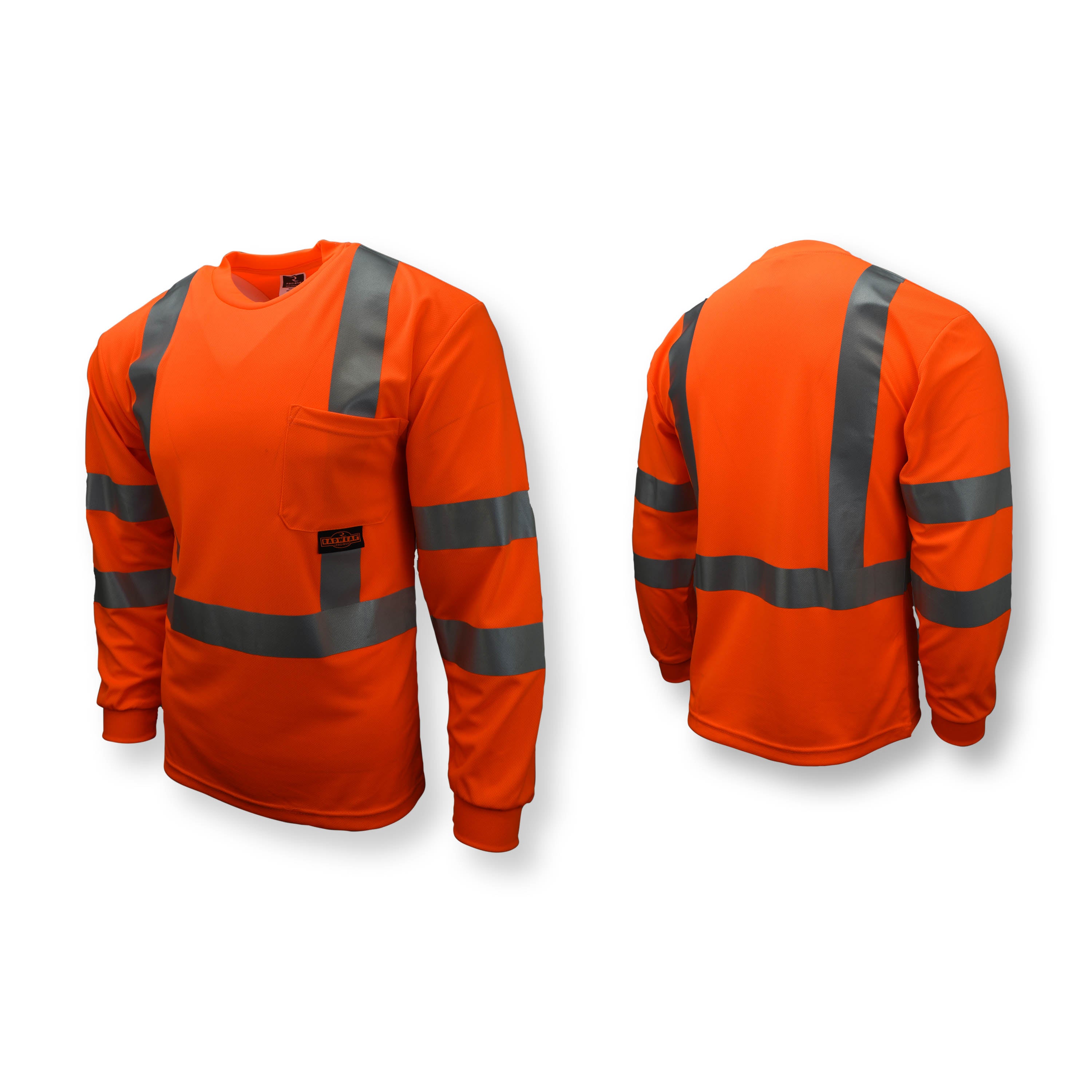 Camiseta de seguridad de manga larga Clase 3 que absorbe la humedad ST21-3