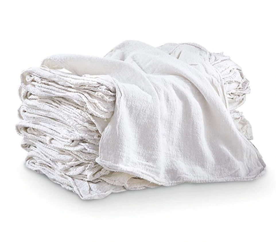 Rags White Terry Cloth 10LB