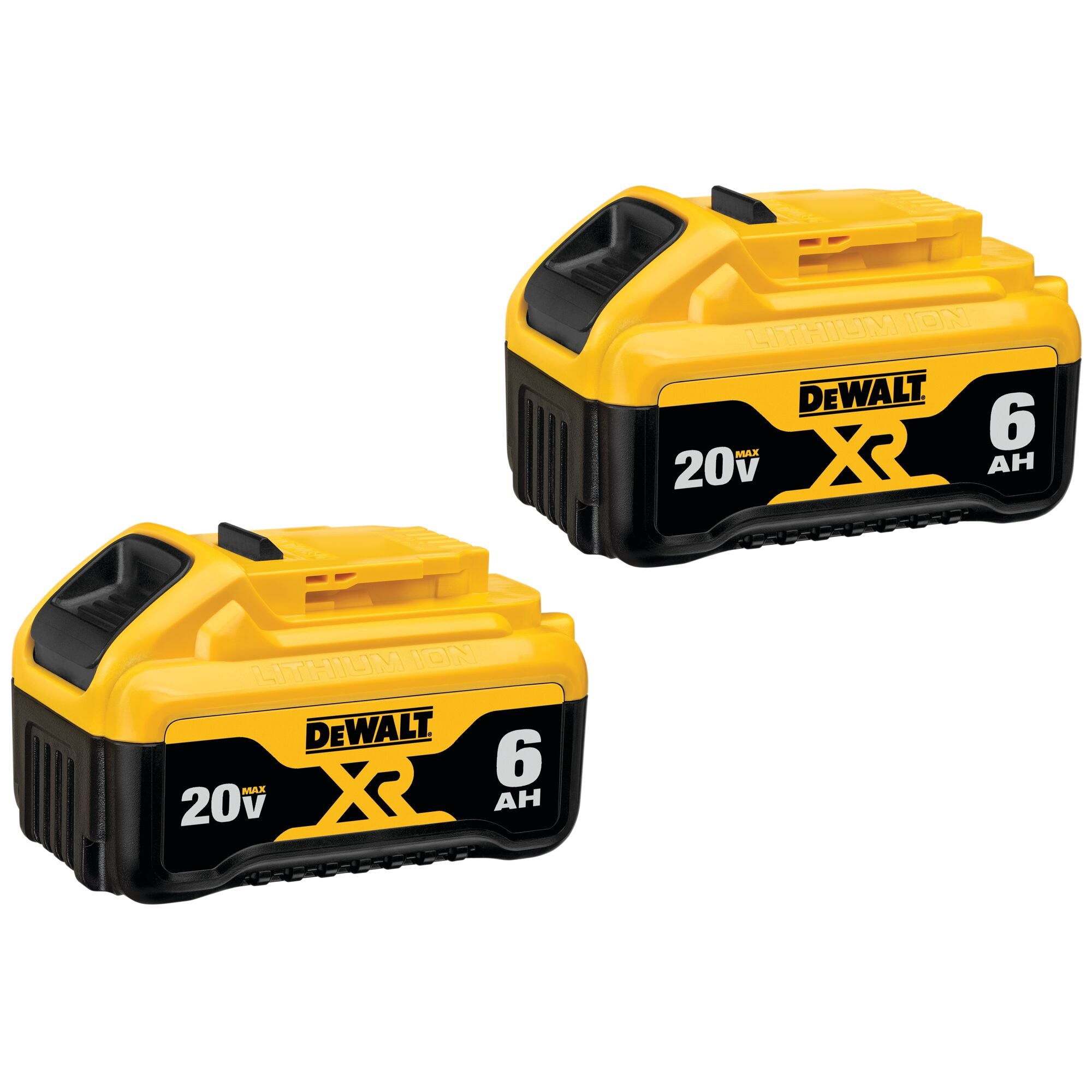 20 Volt XR DeWALT Batteries - 6aH 2 Pack