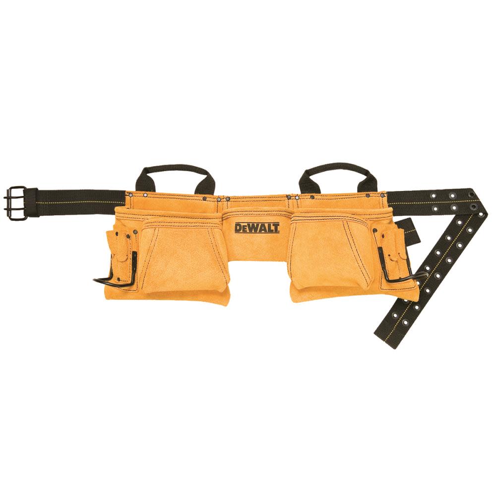 Carpenter's Leather Suede Apron DeWALT 12 Pocket