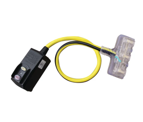 GFCI Power Cord 15 Amp Inline Power Block w/Lighted End