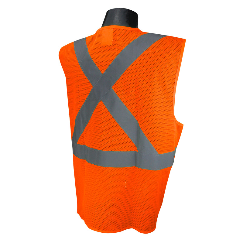 SV4X Economy Mesh X-Back Type R Class 2 Breakaway Safety Vest