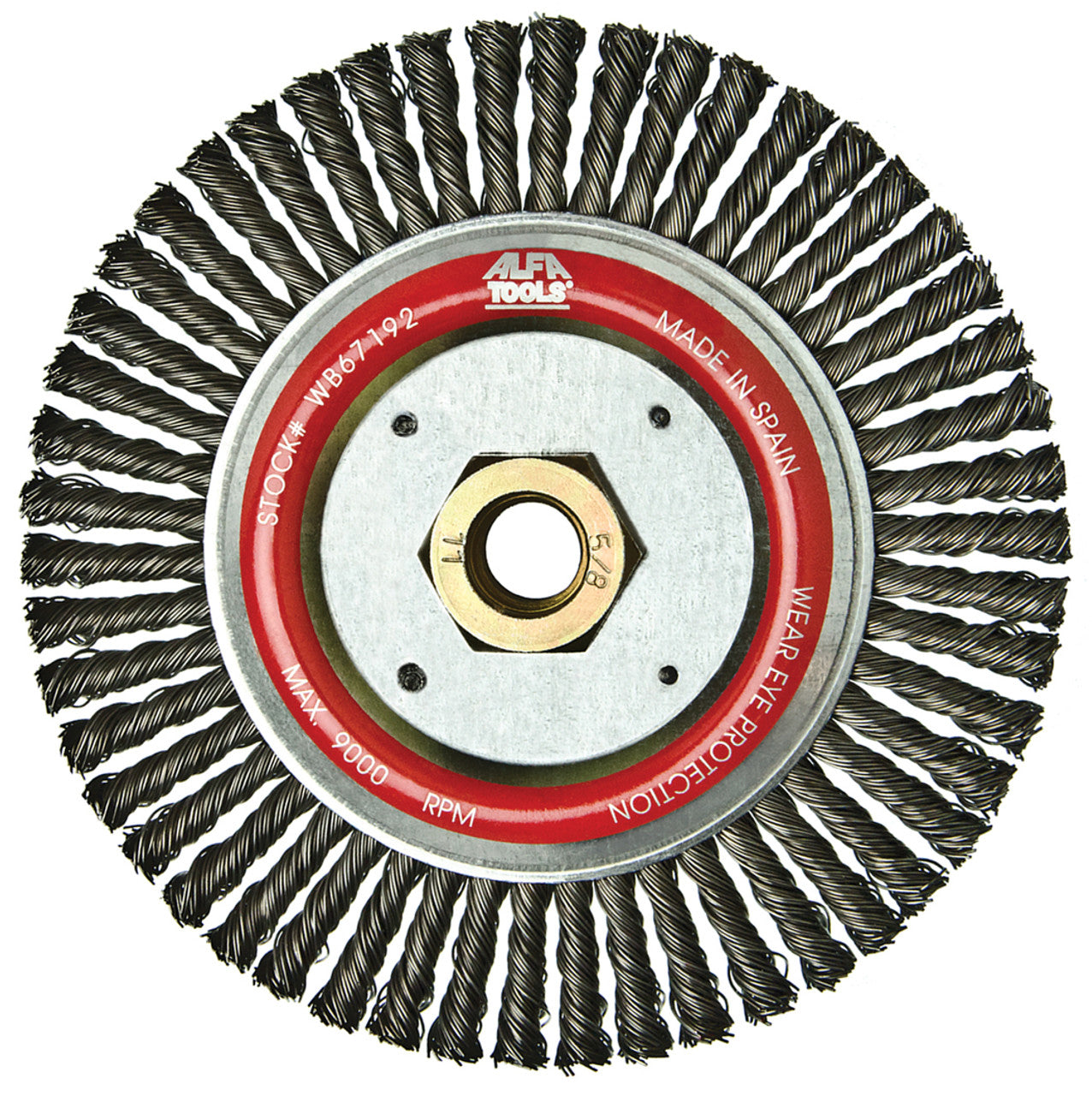 Alfa WB67190 Stringer Bead 4" Wire Wheel (Sold Individually)