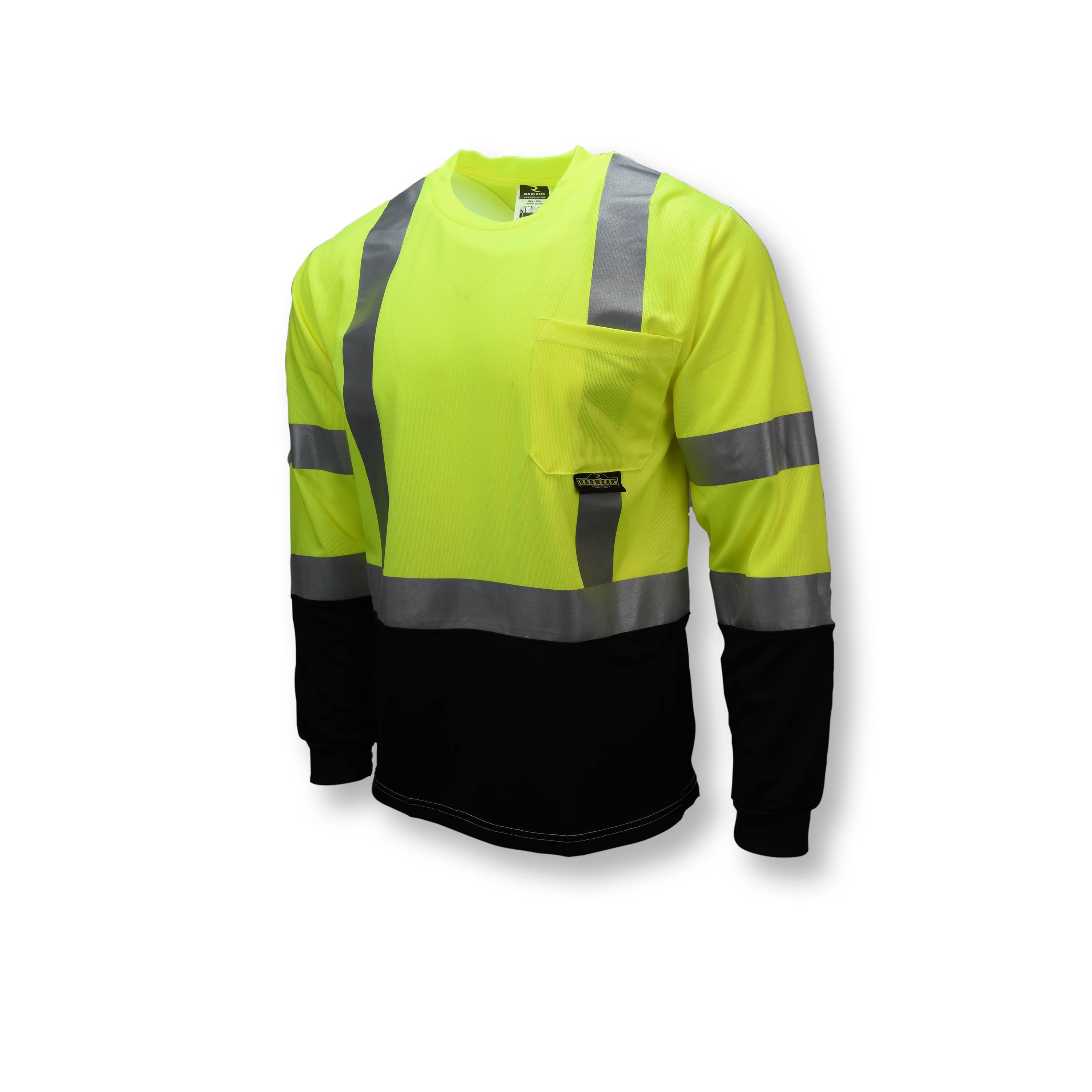 Long Sleeve Safety T-Shirt Class 3 Moisture Wicking ST21B