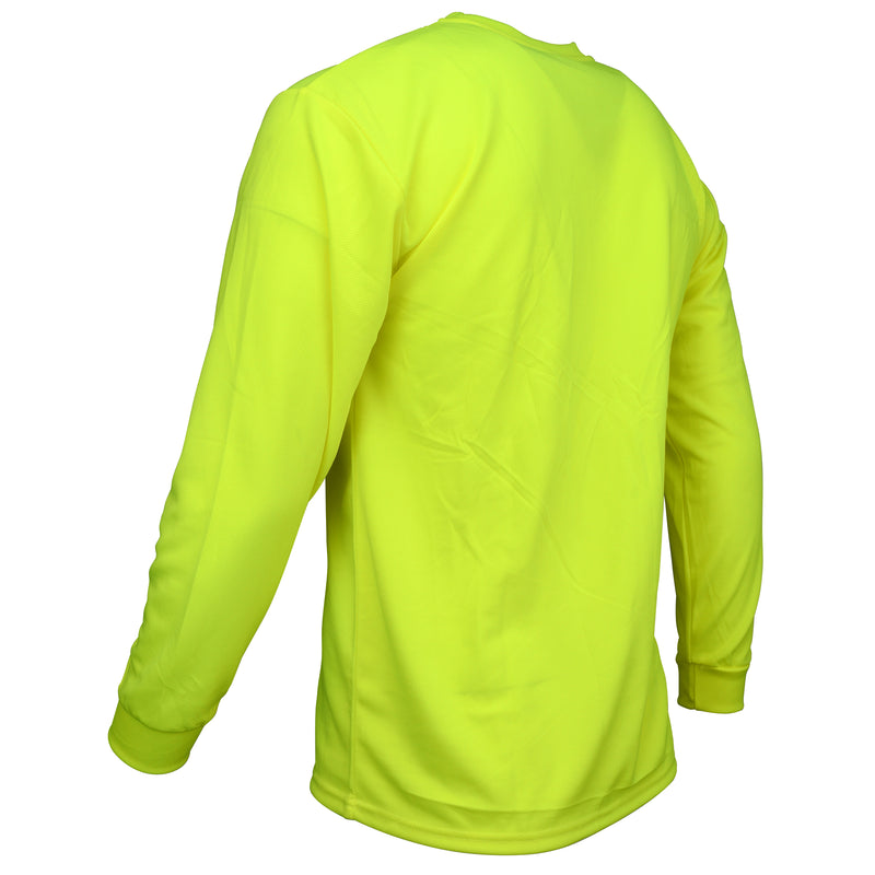 Max-Dri Green Long Sleeve Shirt Moisture Wicking w/o Reflective Tape