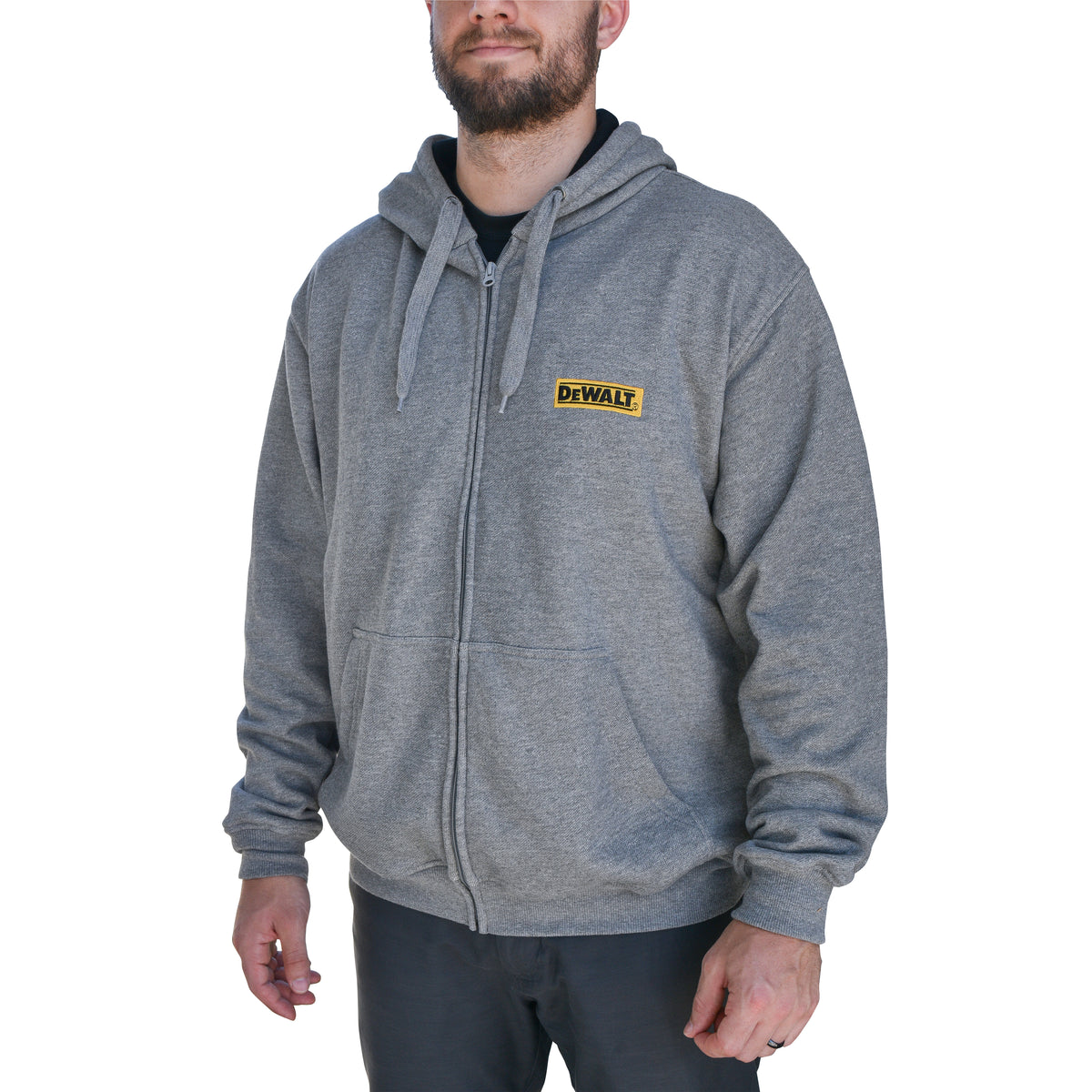 Men's Heated French Terry Cotton Hoodie without Battery - WRYKER Construction Supply