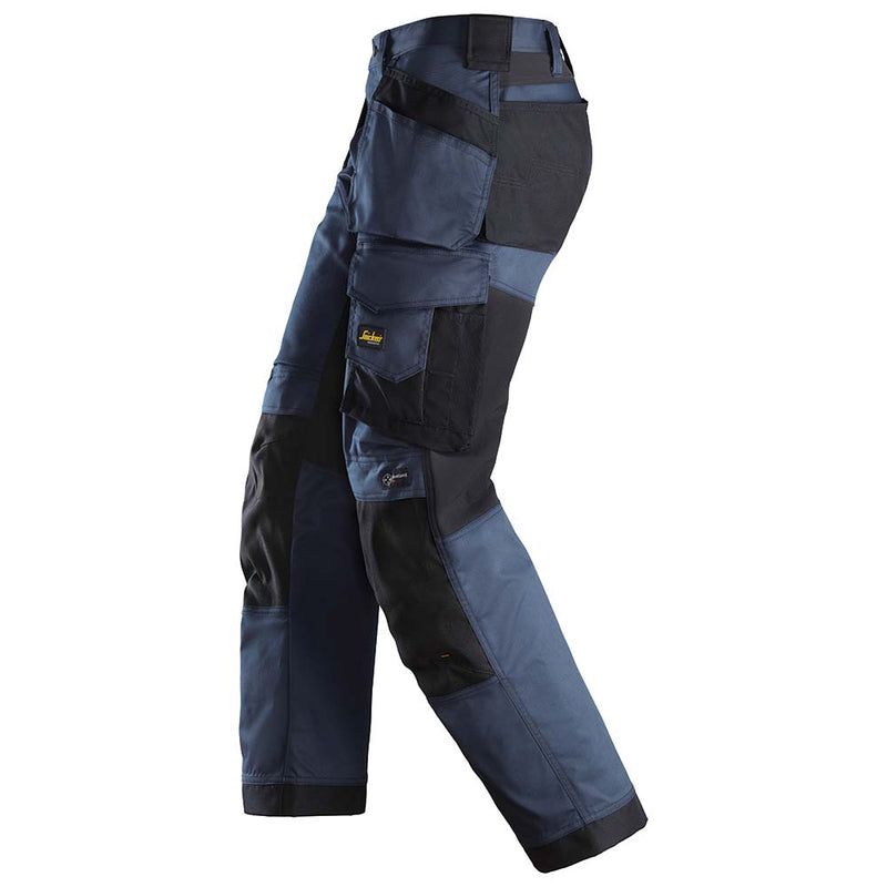 AllroundWork Stretch Loose Fit Work Pants + Holster Pockets (Navy/Black)