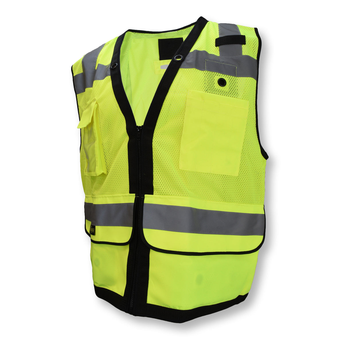 SV59ZT Chaleco con correa para topógrafo de servicio pesado con cremallera