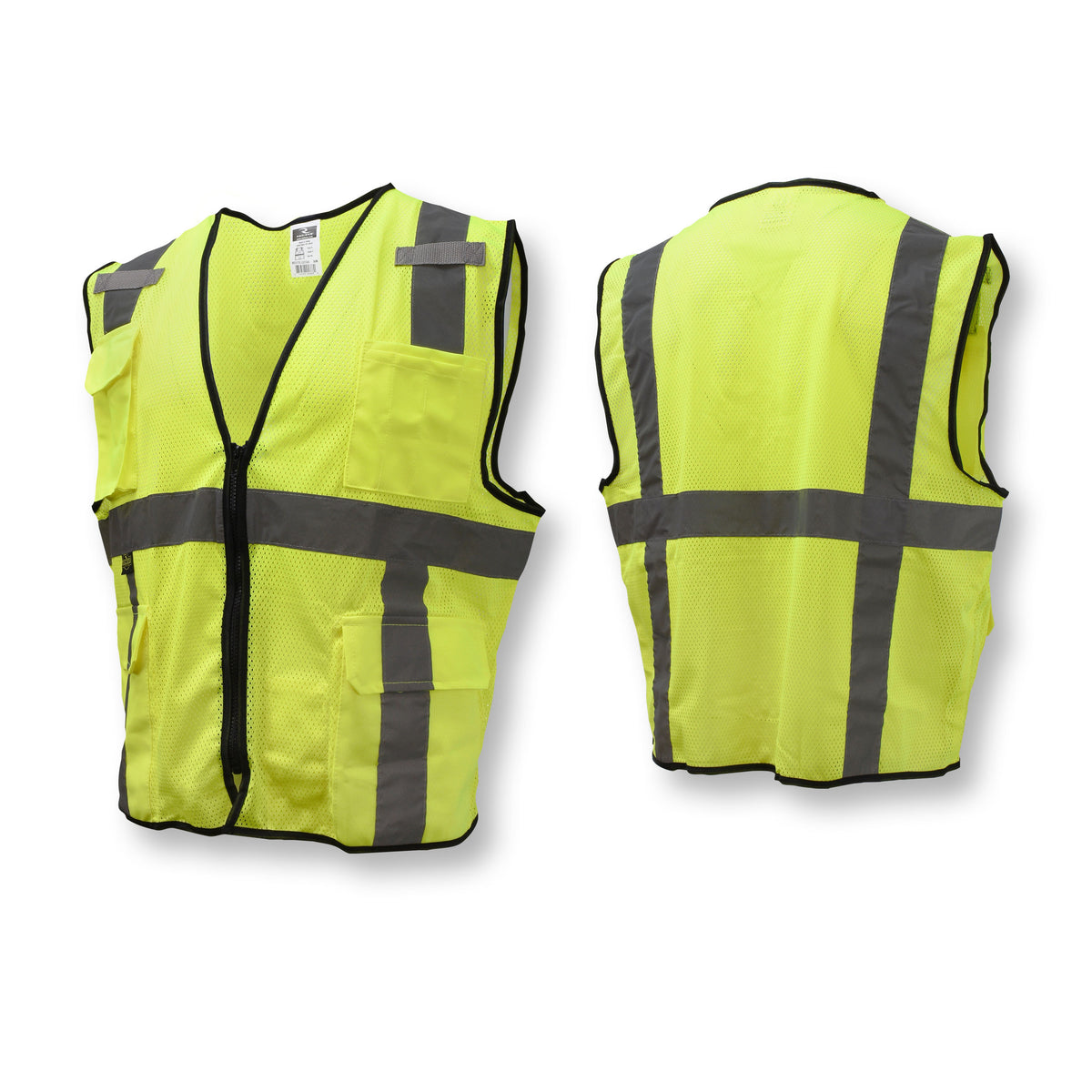 Chaleco de seguridad para topógrafo SV7E Economy tipo R Clase 2