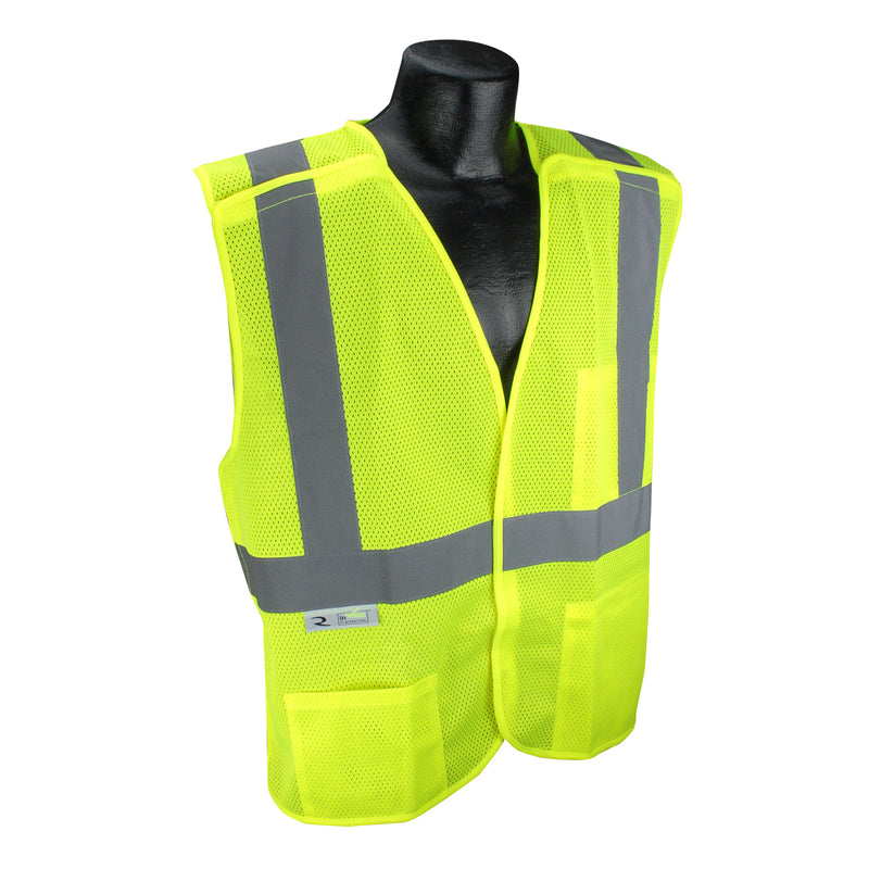 SV4X Economy Mesh X-Back Type R Class 2 Breakaway Safety Vest
