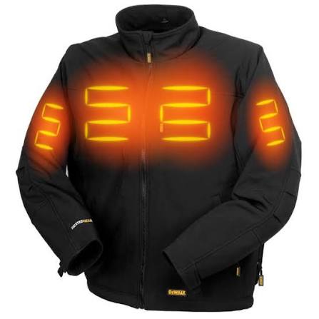 Men's Heated Soft Shell Jacket Kitted