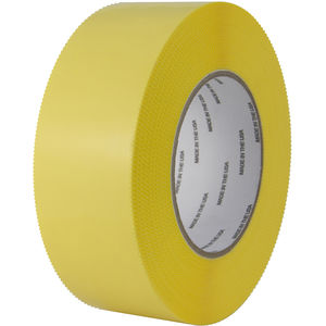 PE7 Polyethylene Film Tape Yellow 72 MM X 55 M Synthetic Rubber Adhesive IPG