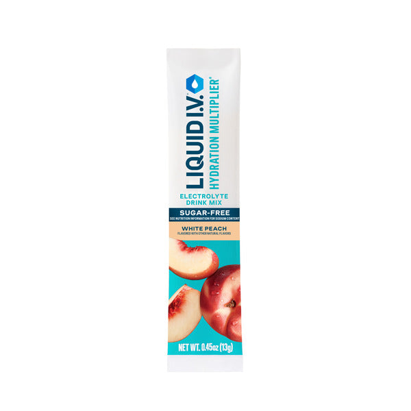 Liquid I.V. White Peach Rehydration Packet Sugar Free