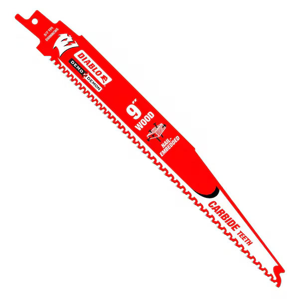 Diablo Bi-Metal Reciprocating Saw Blades for Nail-Embedded Wood - WRYKER Construction Supply