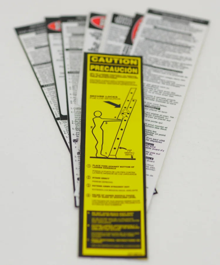 Louisville Extension Ladder Label Kit