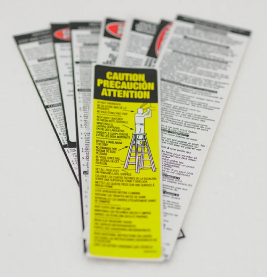 Louisville Step Ladder Label Kit