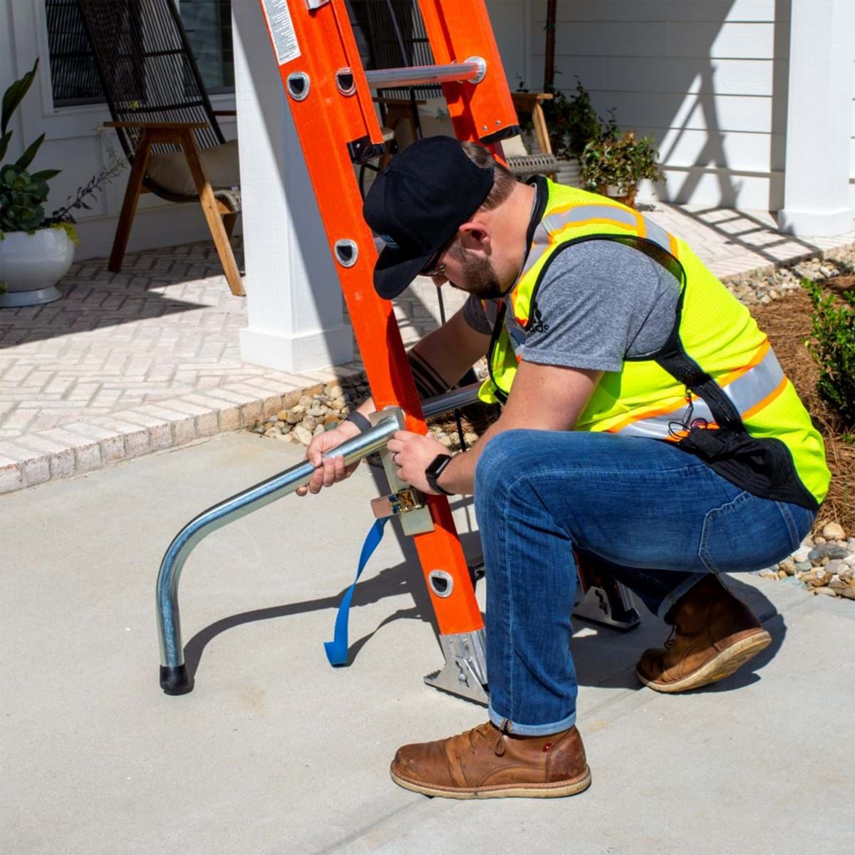 Extension Ladder Leg Stabilizer Tiedown 70833
