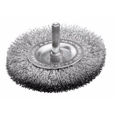 Alfa WB67107 Crimped Coarse Wire Wheel  4" X 7/8" + 1/4" Shank (Box of 10)
